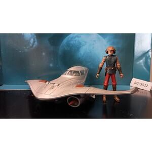 Star Wars Clone Wars 2012 Anakin Skywalker & Naboo Skiff  Loose Complete